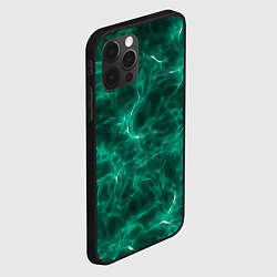 Чехол для iPhone 12 Pro Текстура воздушных частиц, цвет: 3D-черный — фото 2