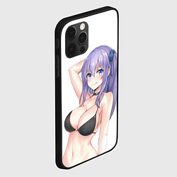 Чехол для iPhone 12 Pro Waifu in swimsuit, цвет: 3D-черный — фото 2