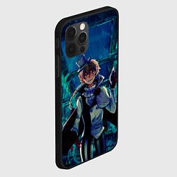Чехол для iPhone 12 Pro Николай Гоголь Бродячие псы, цвет: 3D-черный — фото 2