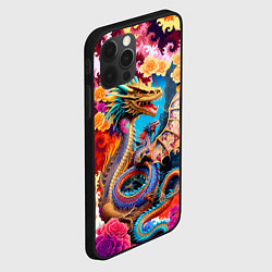 Чехол для iPhone 12 Pro Japan dragon - irezumi - tattoo - art, цвет: 3D-черный — фото 2