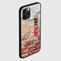 Чехол для iPhone 12 Pro Старая кирпичная стена - Бронкс, цвет: 3D-черный — фото 2