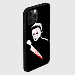Чехол для iPhone 12 Pro Майкл Майерс, цвет: 3D-черный — фото 2