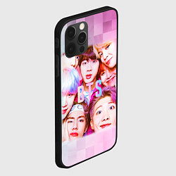 Чехол для iPhone 12 Pro BTS K-pop, цвет: 3D-черный — фото 2