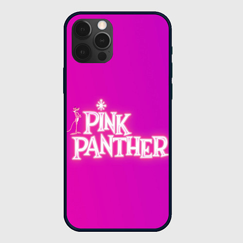 Чехол iPhone 12 Pro Pink panther / 3D-Черный – фото 1