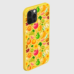 Чехол для iPhone 12 Pro Fruit abundance, цвет: 3D-желтый — фото 2