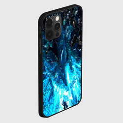 Чехол для iPhone 12 Pro Холодная масляная краска, цвет: 3D-черный — фото 2