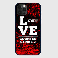 Чехол для iPhone 12 Pro Counter Strike 2 love классика, цвет: 3D-черный