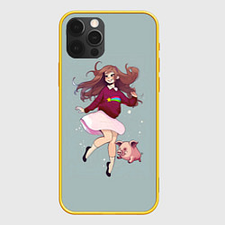Чехол для iPhone 12 Pro Мeйбл и Пухля, цвет: 3D-желтый