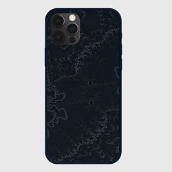 Чехол для iPhone 12 Pro Бесшовный дымчатый узор, цвет: 3D-черный
