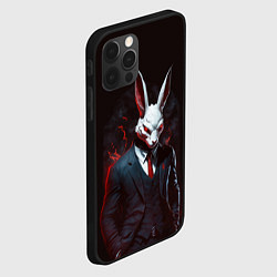 Чехол для iPhone 12 Pro Devil rabbit, цвет: 3D-черный — фото 2