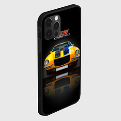 Чехол для iPhone 12 Pro Американский спорткар 1970 года Camaro SS, цвет: 3D-черный — фото 2