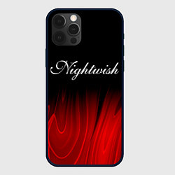 Чехол для iPhone 12 Pro Nightwish red plasma, цвет: 3D-черный