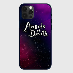 Чехол для iPhone 12 Pro Angels of Death gradient space, цвет: 3D-черный