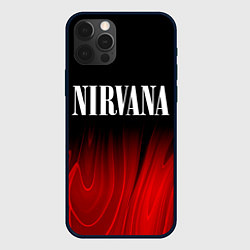 Чехол для iPhone 12 Pro Nirvana red plasma, цвет: 3D-черный