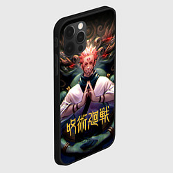 Чехол для iPhone 12 Pro Магическая битва Сукуна, цвет: 3D-черный — фото 2