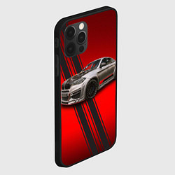 Чехол для iPhone 12 Pro Немецкий кроссовер BMW X6 2007 года, цвет: 3D-черный — фото 2