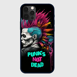 Чехол для iPhone 12 Pro Punks not dear, цвет: 3D-черный