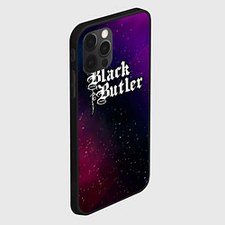 Чехол для iPhone 12 Pro Black Butler gradient space, цвет: 3D-черный — фото 2