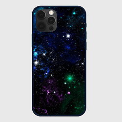 Чехол для iPhone 12 Pro Космос Звёздное небо, цвет: 3D-черный