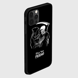 Чехол для iPhone 12 Pro Only true friend, цвет: 3D-черный — фото 2