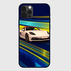 Чехол для iPhone 12 Pro Спортивная немецкая машина Porsche 911, цвет: 3D-черный