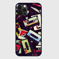 Чехол для iPhone 12 Pro Кассета 90-е, цвет: 3D-черный