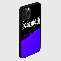 Чехол для iPhone 12 Pro Behemoth purple grunge, цвет: 3D-черный — фото 2
