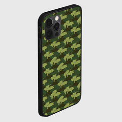 Чехол для iPhone 12 Pro Свиньи 18 камуфляж, цвет: 3D-черный — фото 2