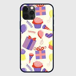 Чехол для iPhone 12 Pro Holiday, цвет: 3D-черный