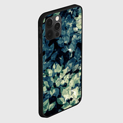Чехол для iPhone 12 Pro Темные листья, цвет: 3D-черный — фото 2