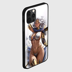 Чехол для iPhone 12 Pro Девушка с пышными формами аниме, цвет: 3D-черный — фото 2