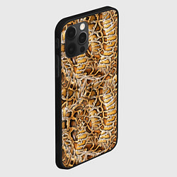 Чехол для iPhone 12 Pro Змеиный клубок, цвет: 3D-черный — фото 2
