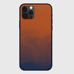 Чехол для iPhone 12 Pro Оранжево-синий дым - Хуф и Ся, цвет: 3D-черный