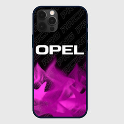 Чехол для iPhone 12 Pro Opel pro racing: символ сверху, цвет: 3D-черный