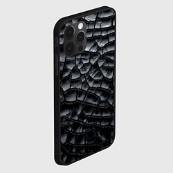 Чехол для iPhone 12 Pro Обугленное дерево, цвет: 3D-черный — фото 2