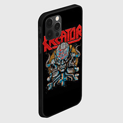 Чехол для iPhone 12 Pro Kreator - трэш-метал, цвет: 3D-черный — фото 2