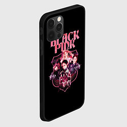 Чехол для iPhone 12 Pro Blackpink k-pop, Блэкпинк, цвет: 3D-черный — фото 2