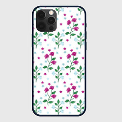 Чехол iPhone 12 Pro Stars flowers