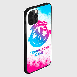 Чехол для iPhone 12 Pro Tomodachi Game neon gradient style, цвет: 3D-черный — фото 2