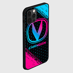 Чехол для iPhone 12 Pro Changan - neon gradient, цвет: 3D-черный — фото 2