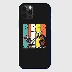 Чехол для iPhone 12 Pro Bmx extreme, цвет: 3D-черный