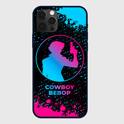 Чехол для iPhone 12 Pro Cowboy Bebop - neon gradient, цвет: 3D-черный