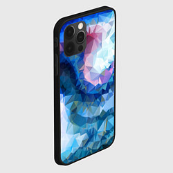 Чехол для iPhone 12 Pro Blue mosaic, цвет: 3D-черный — фото 2