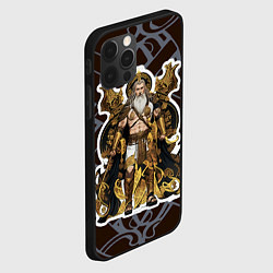 Чехол для iPhone 12 Pro Бог Один повелитель древних славян, цвет: 3D-черный — фото 2