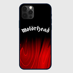 Чехол для iPhone 12 Pro Motorhead red plasma, цвет: 3D-черный