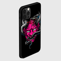 Чехол для iPhone 12 Pro Demon with snake, цвет: 3D-черный — фото 2