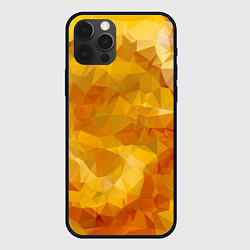 Чехол для iPhone 12 Pro Yellow style, цвет: 3D-черный