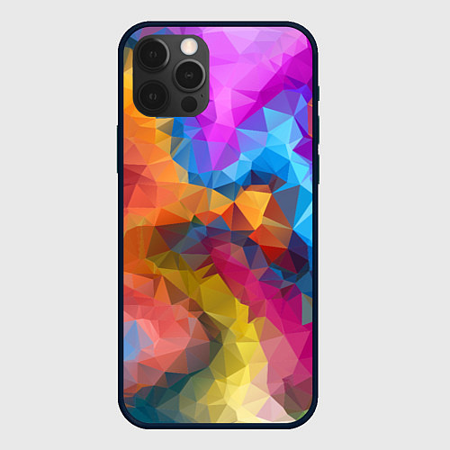 Чехол iPhone 12 Pro Super colors / 3D-Черный – фото 1