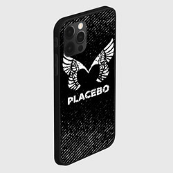 Чехол для iPhone 12 Pro Placebo с потертостями на темном фоне, цвет: 3D-черный — фото 2