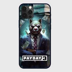 Чехол для iPhone 12 Pro Payday 3 bear, цвет: 3D-черный